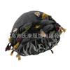 fringed headscarf hat, solid color cashew print twist tail hat, hip hop twist braided hat