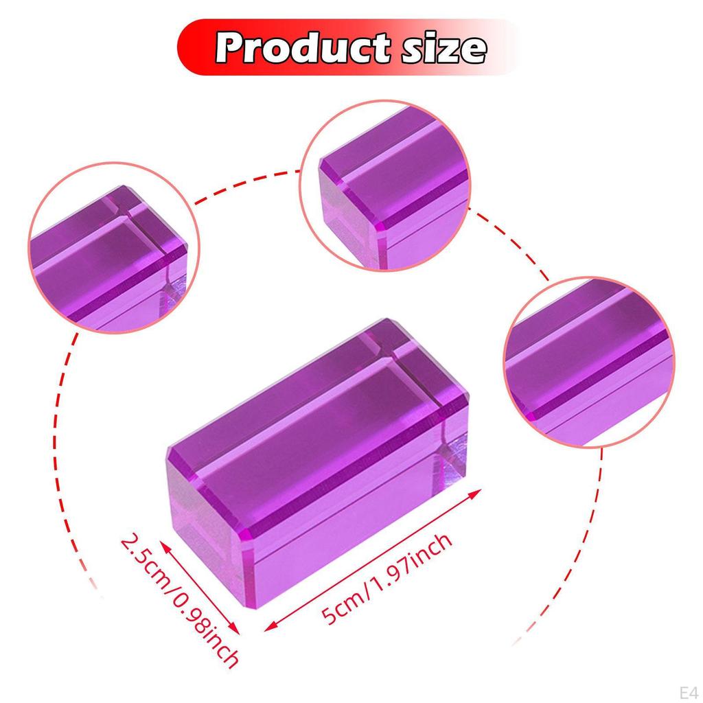 Fargerikt Byggeklosssett for Barn med Akryl Edelstenskuber Stabling og Sensorisk Lek