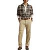 Polo Ralph Lauren Plaid Fleece Stretch Long Sleeve Shirt Men Shirts 710980823-001
