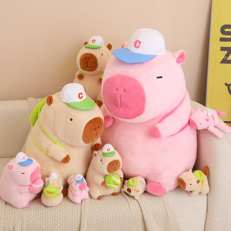 New Imaginative Play Funny Plush Toy Capybara Doll Doctor Capybara Sports Capybara Cute Filling Animal Graduation Gift Idea