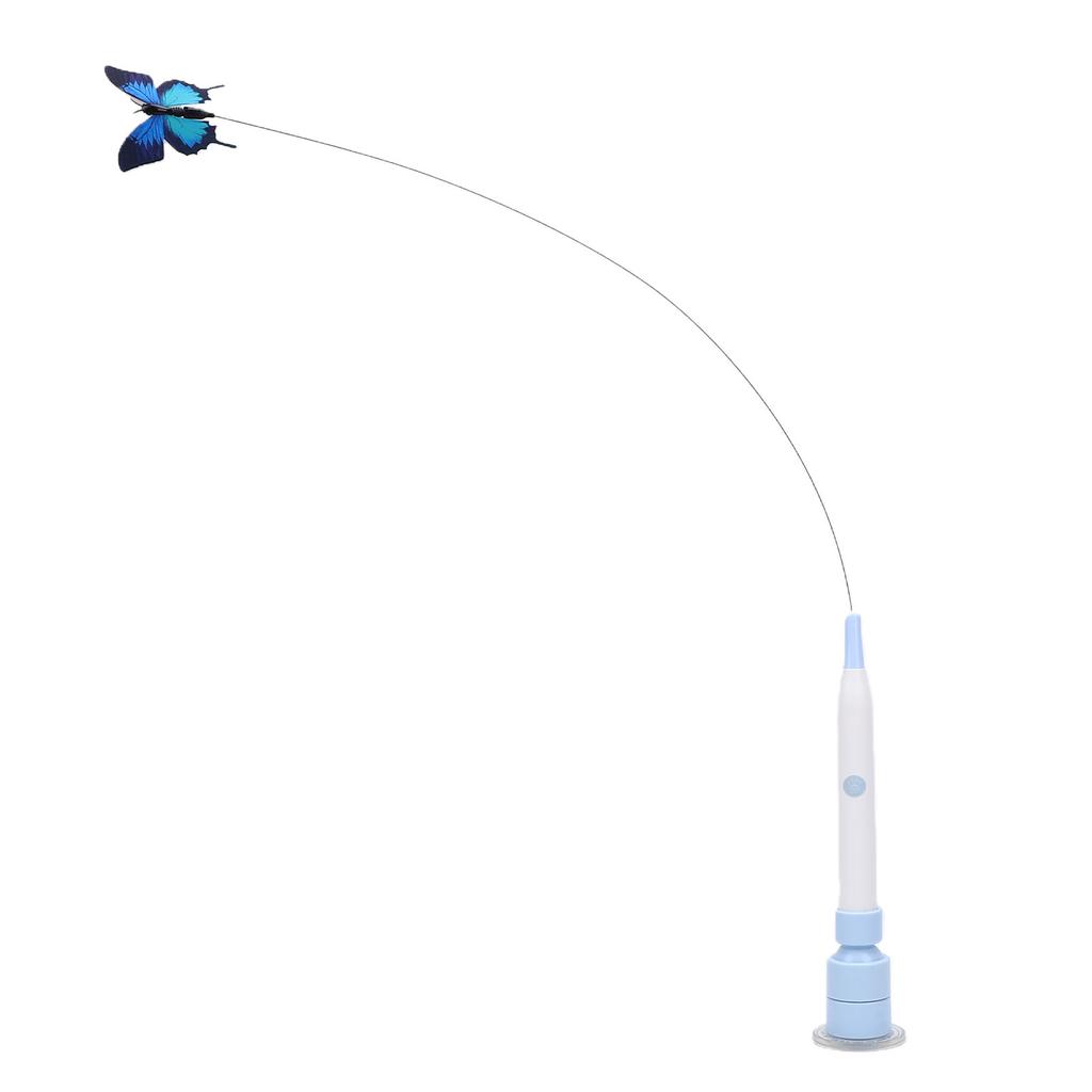Automatic Cat Teaser Wand Toy Kitten Interactive Toy with Suction Cup for Bored Cats