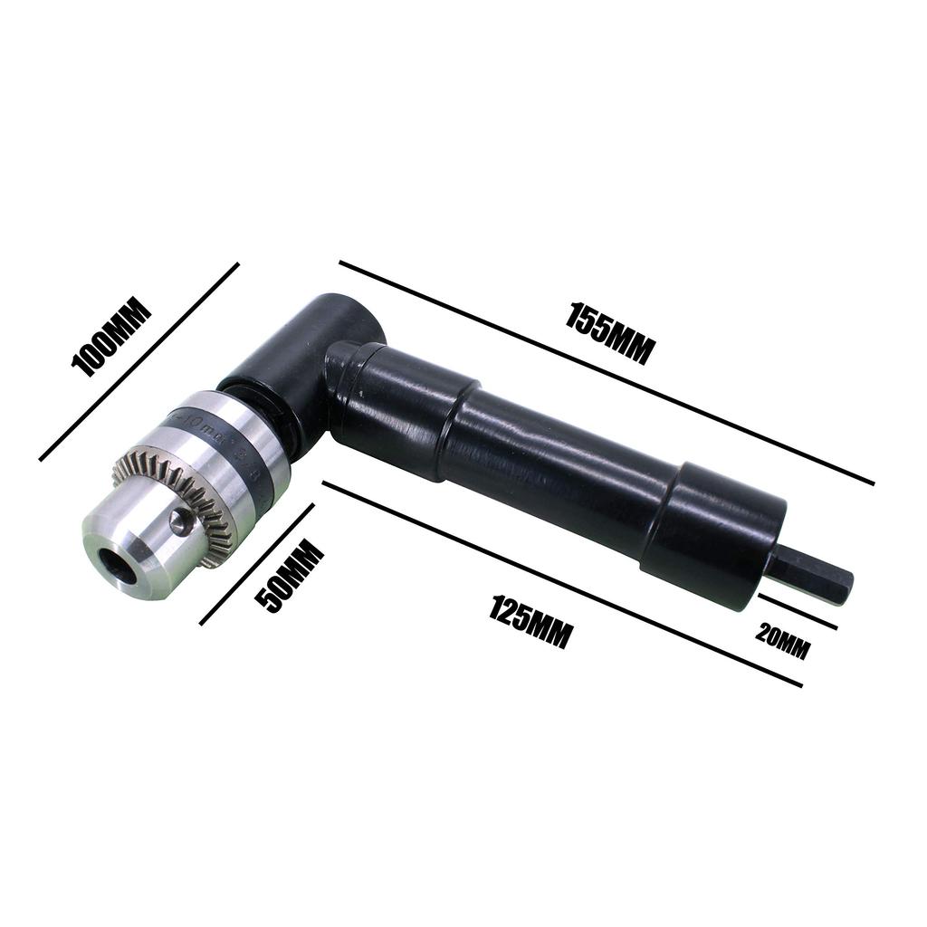 Right Angle 90 Degree Drill Cordless Drill Angle Right Angle DIY HFS(R) Drill, 1-10mm, L-Shaped Adapter, Attachment, Adapter, Drill, Adapter,