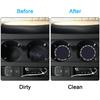 Wisdompro Car Non-Slip Coaster Bling Car Drink Holder Cup Mat Vinyl Anti-Slip Vibration Proof Round 70mm Diameter 4pcs Black