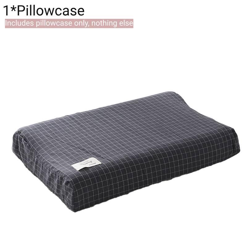 Hypoallergenic Cotton Latex Pillowcase Soft And Skin-friendly 50x30cm Memory Foam Pillow Cover All Seasons Pillowcase