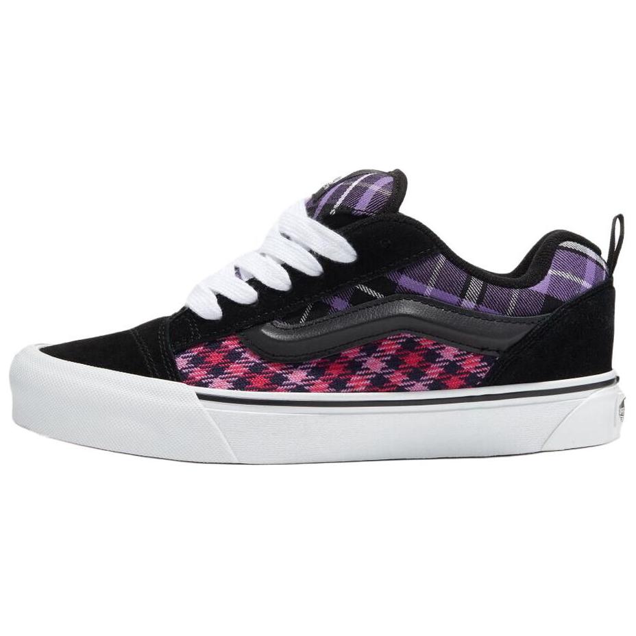 

New Vans Knu Skool Low Top Skateboard Shoes Unisex Black Purple VN0009QCBOQ 36.5