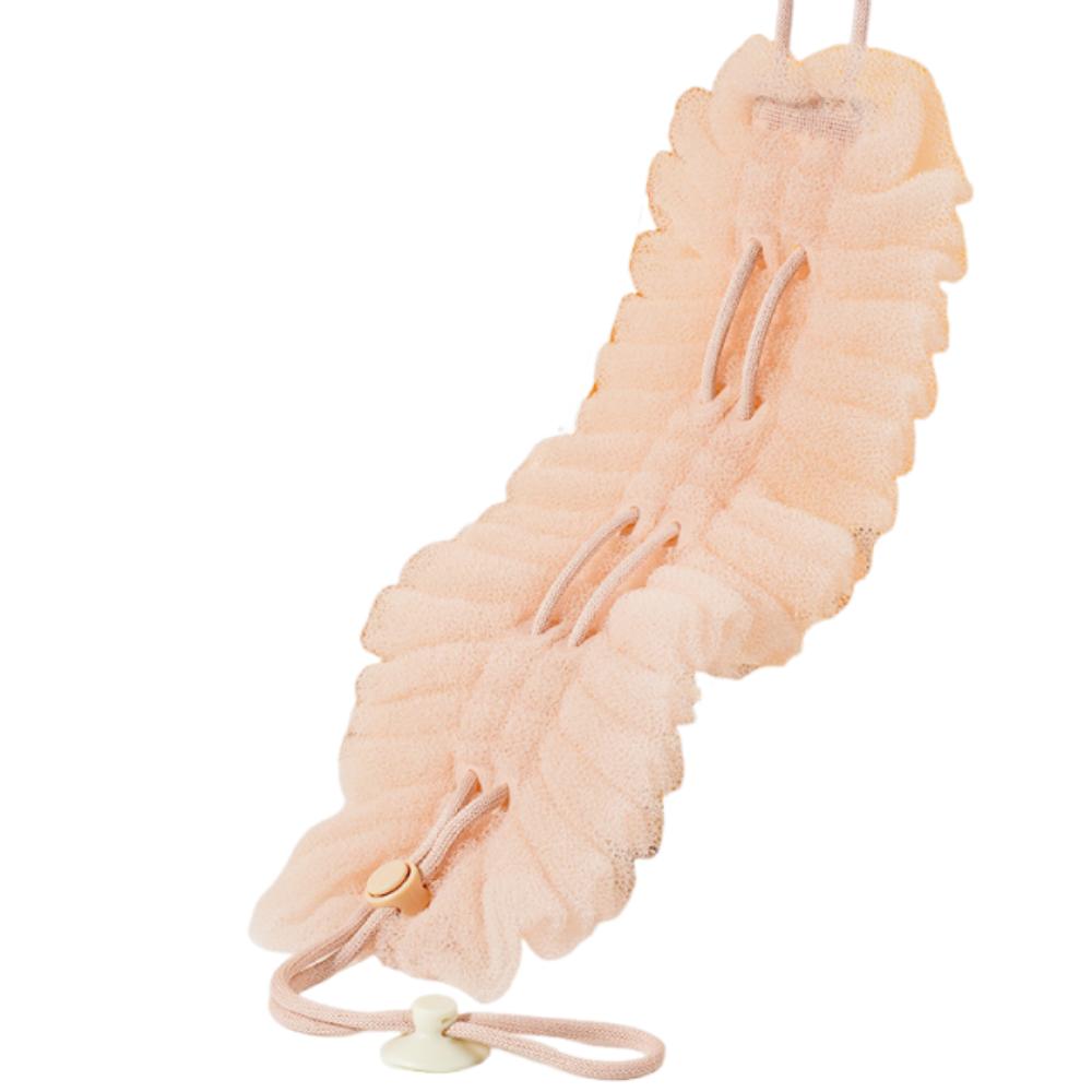 Rich Bubble Back Exfoliating Scrubber 2in1 Bubble Bath Balls  Household Use розовый