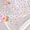 Fantasy Beach Dreamy Colorful Seasnail Shell Pearl Conch Jelly Star 5D Decals Soft Relief 3D Decoration Nail Art Stickers