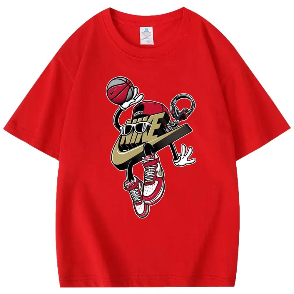 

2026 Spring Summer New Round Solid Color Brand Short Sleeve Tshirt Light Luxury 3XL