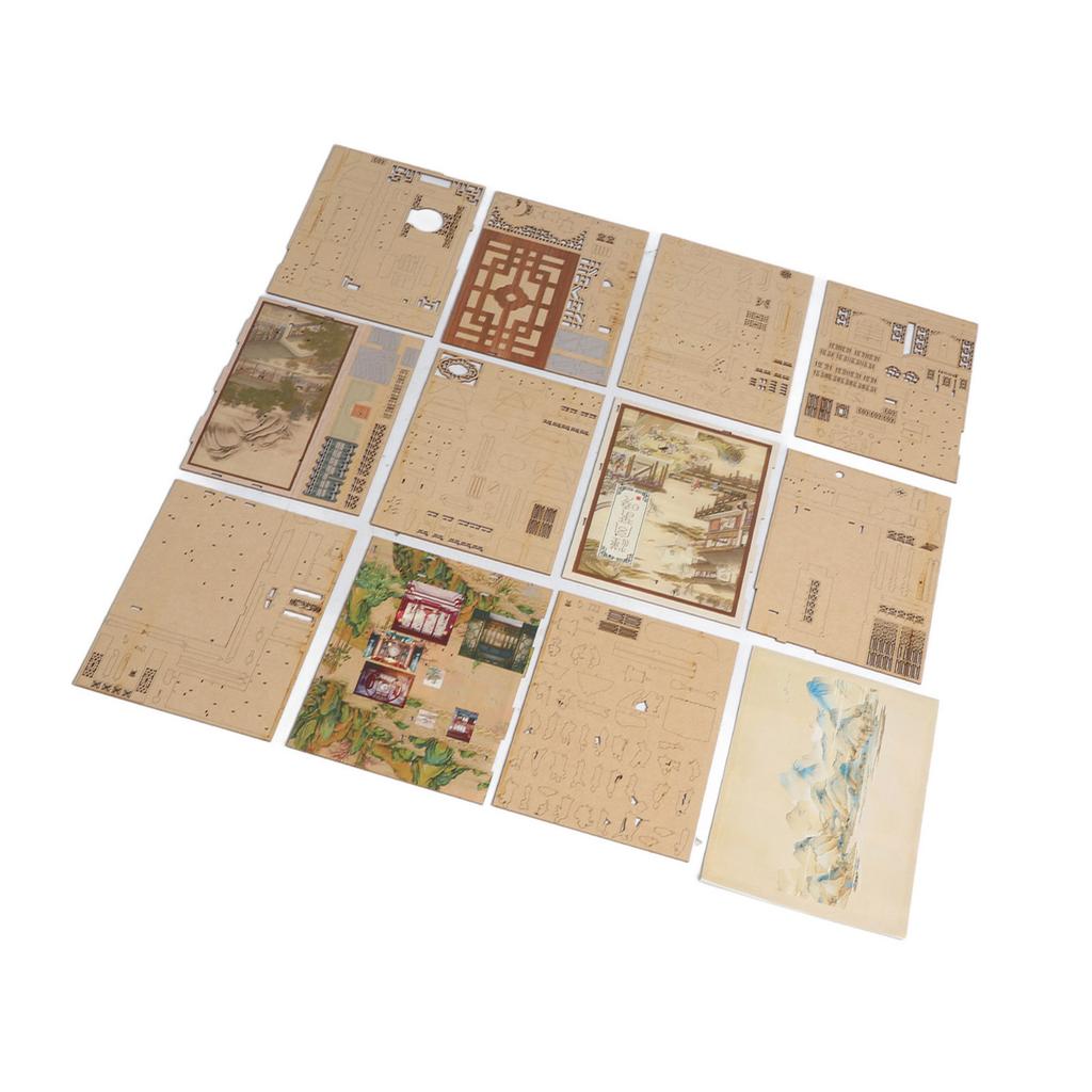 Book Nook Kit DIY Miniature Dollhouse Booknook Kit 3D Wooden Puzzle Bookend Bookshelf Insert Decor