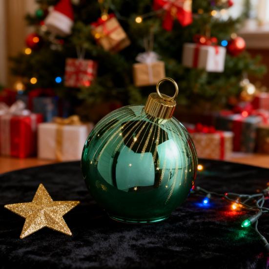 Starry Night Plastic Baubles for Holiday Tree Glass Christmas Ornaments Shatterproof Decor Indoor Outdoor Favors