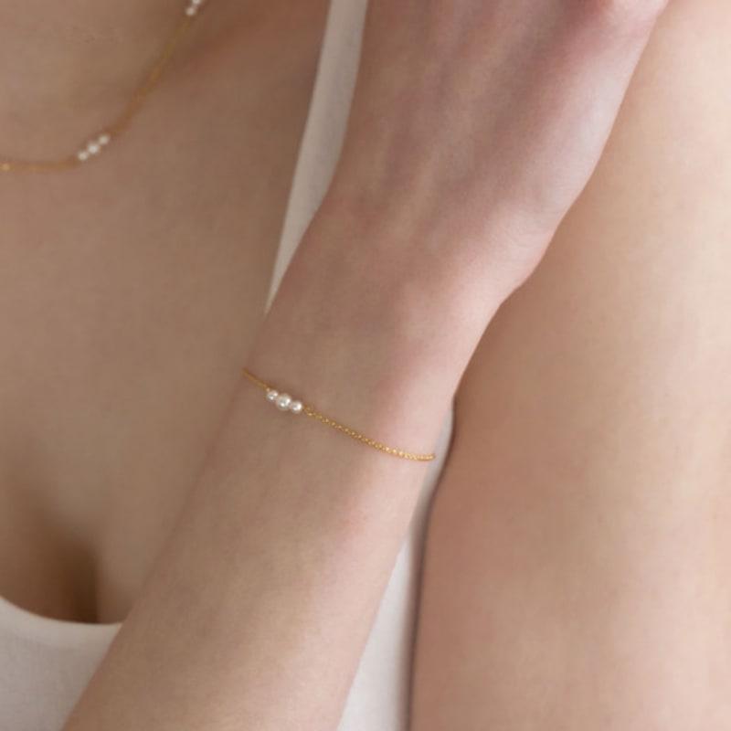 Dawn of Me Petite Pearl Chain Bracelet