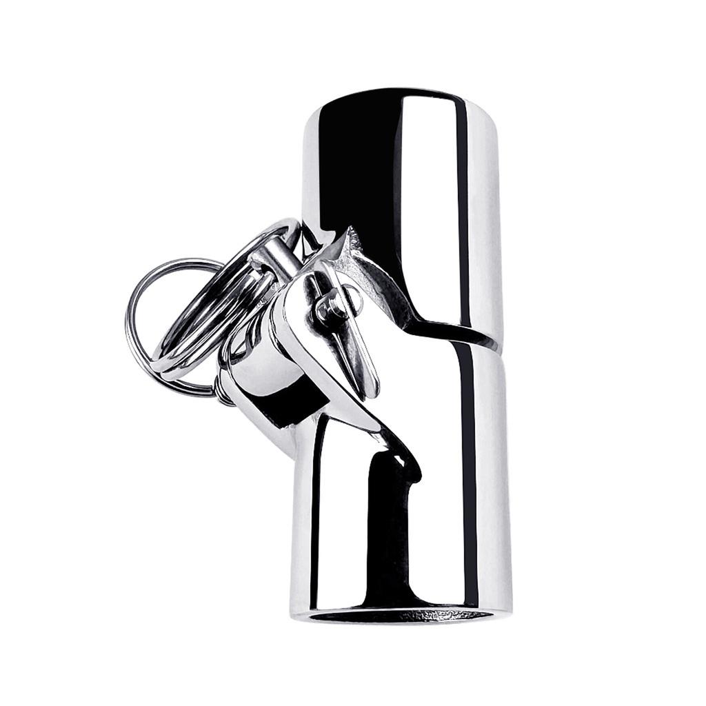 Smooth Surfaces Polished Pipe Connector 180 Degree Foldable Pipe Joint Simple Installs for Foldable Awnings & Bimini Top