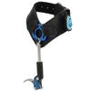 Blue Aluminium Alloy Leather Comfortable Adjustable Length Bow Trigger Wrist Strap Archery Release Aid
