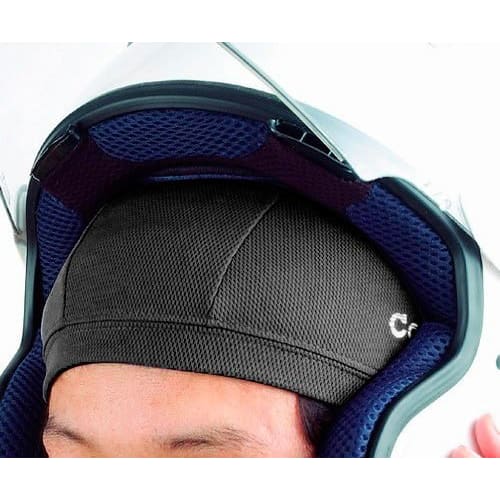 Komine Motorcycle Coolmax Inner Cap Black Free AK-002
