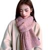 New Style Wool Knitted Scarf for Women Winter New Ins Korean Fashion Versatile Warm Scarf Skin Friendly and Soft