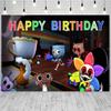DANDY's World Theme Birthday Disposable Tableware Plate Banner Backdrop Cups Napkins Party Decor Balloon Cake Topper Gifts Props
