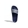 New Adidas Adilette Aqua Slides Dark Blue Cloud White F35542