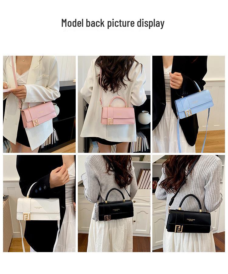 Korean Style Retro Square Crossbody Bag - Women's Casual Chic, 2026 Collection