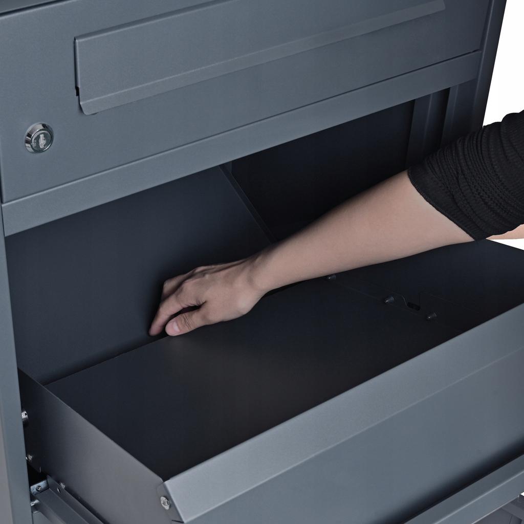 BOX FOR COURIER PARCELS, LETTERS, PARCEL XXL, large, spacious