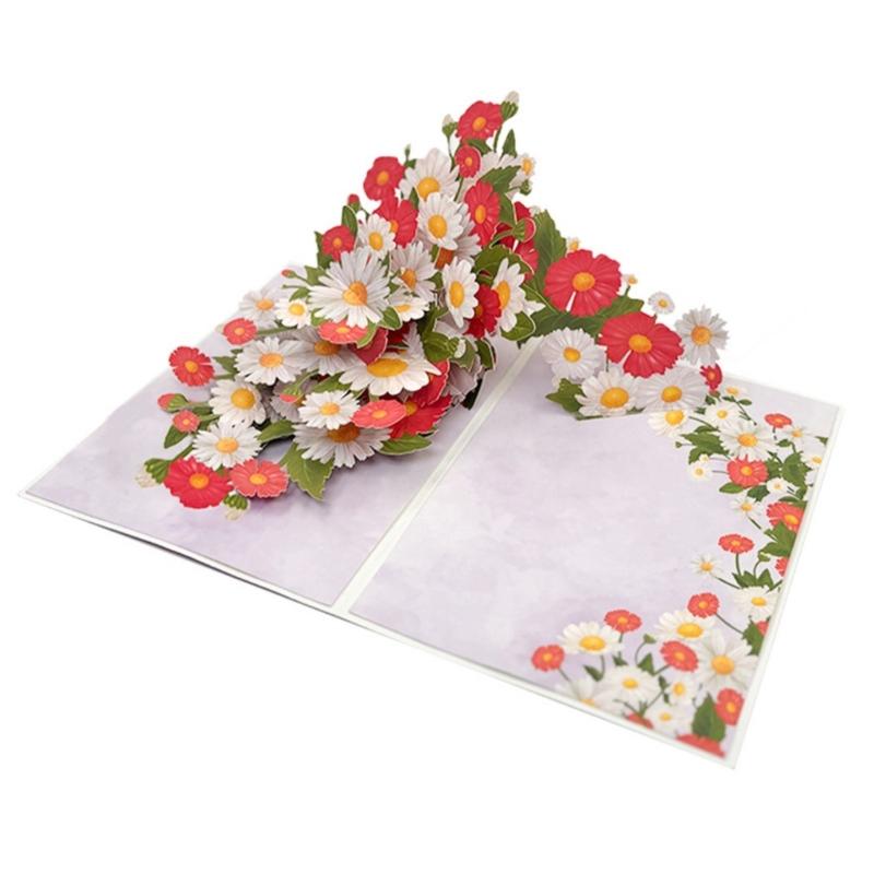 

Special Mother s Day Invitation Card Handmade Greeting Card Gift for Mom 3D Popup Flower Surprise Card