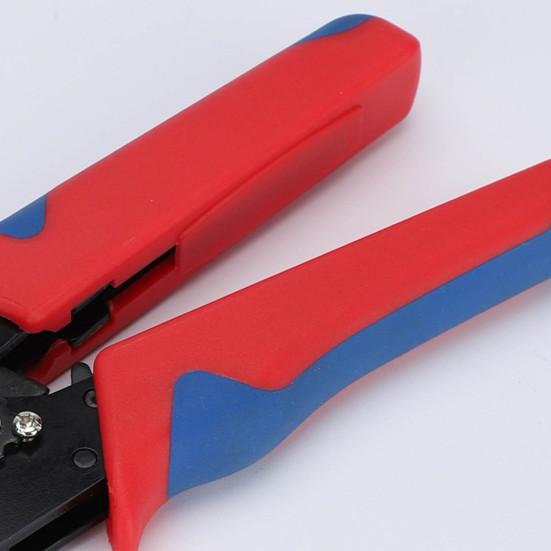 Ratcheting Crimping Pliers Electrical Crimper Tool Ergonomic Handle Design Self-Adjustable Portable Crimper Tool Wire Spade Connector