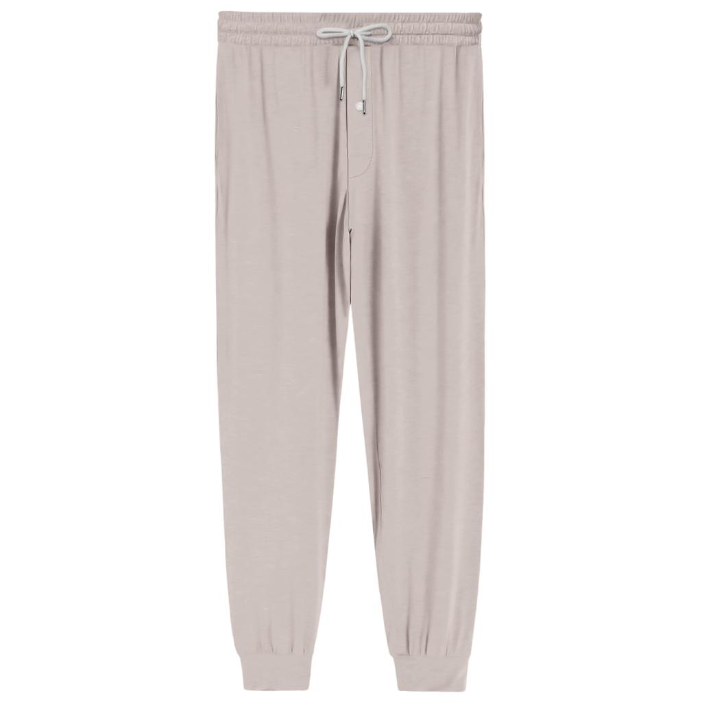 Men's Drawstring Pocket Cuffed Casual Pants Home Sleep Pants