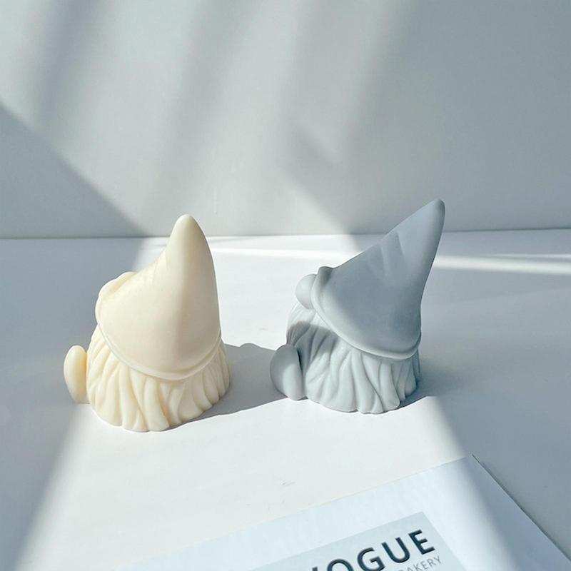Silicone Mold Gnome Mold 3D Gnome Mold Epoxy Dwarf Plaster Mold Christmas Dwarf Fondant Mould For Soap DIY Paint Your Own Gnome