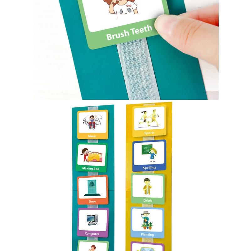 Kids Early Education Visual Daily Schedule Planning Cards For Children Good Habit Cultivation