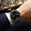 POEDAGAR Watch for Men Waterproof Luxury Week Calendar Wristwatch Quartz Stainless Steel Fashion Watches Male
