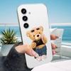 Teddy Bear Phone Case For Samsung Galaxy A52 A12 A51 S21 Edge S22ULTRA S23 S24 S20LITE Plus Ultra Transparent Cover