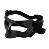 Sports nesebeskyttelse Justerbar Klar sikt Brudt nese Ansiktsbeskyttelse for Basketball Baseball Fotball Softball Svart
