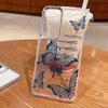 Beautiful Butterfly Pattern Clear Case For Samsung S24 FE S23 S22 Ultra A55 A54 A35 A34 A14 Lens Protection Shockproof Soft Transparent Phone Cover