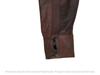 Party Stylish Real Handmade Ανδρικό Πουκάμισο Καφέ Επίσημο Casual 100% Lambskin Leather