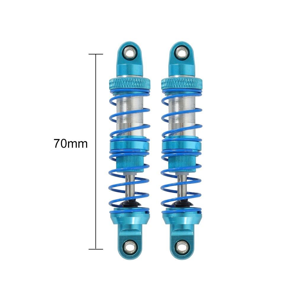 2Pcs Metal Shock Oil Damper Suitable for 1/10 Remote Control Crawler Vehicle Axial SCX10 90046 AXI03007 TRX4 TRX6 Upgrade Parts