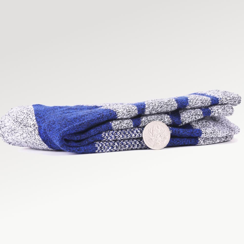 1 Paar Winter Wandelsokken Thermische Verwarmde Sokken Zachte Elastische Verdikte Anti-Slip Sokken Voor Dames Heren Outdoor Ski Kniekous
