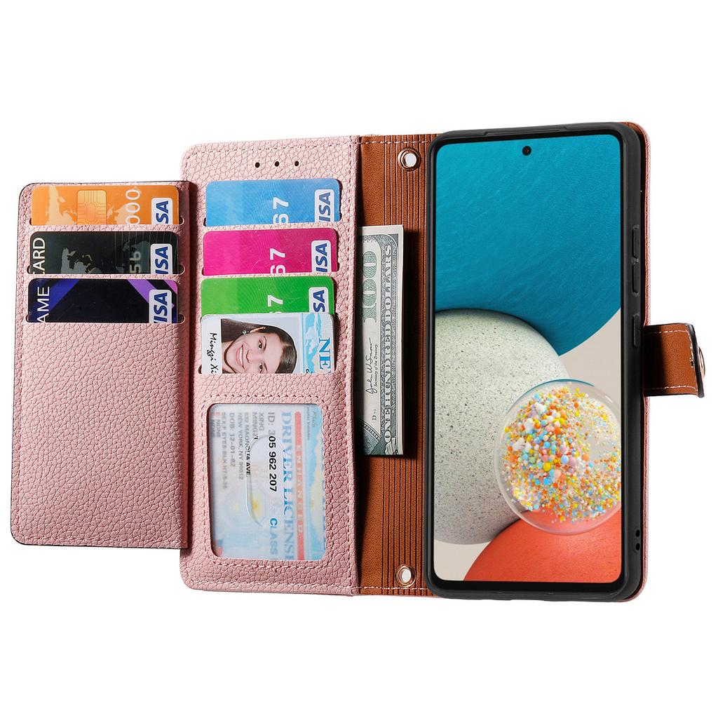 Leather Zipper Wallet Card Holder Case For Samsung Galaxy S23 Ultra S22 Plus S21 A23 A14 A34 A54 A53 A24 A73 A52 A53 Purse Cover