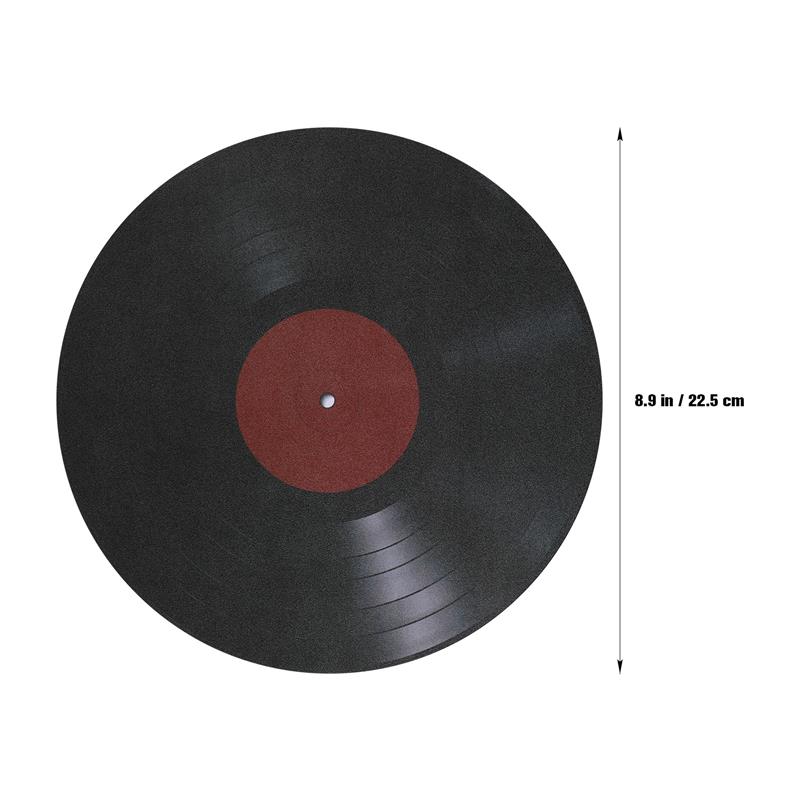 8pcs Vinyl Record Wall Seat Retro Fake Records Hanging Mural Living Room Bedroom Home Decoration