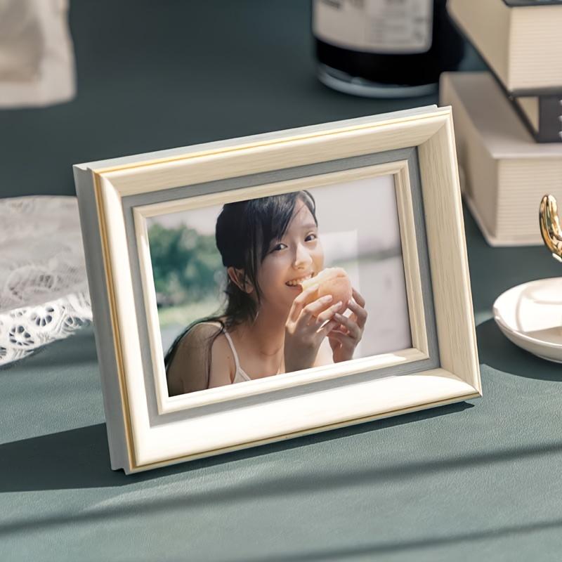 1 Stück Europäischer Bilderrahmen mit Pendelplattform, Instagram-Fotorahmen, 7 Zoll, Wand-Bilderrahmen, Bilderrahmen, Dekoration im Retro-Stil