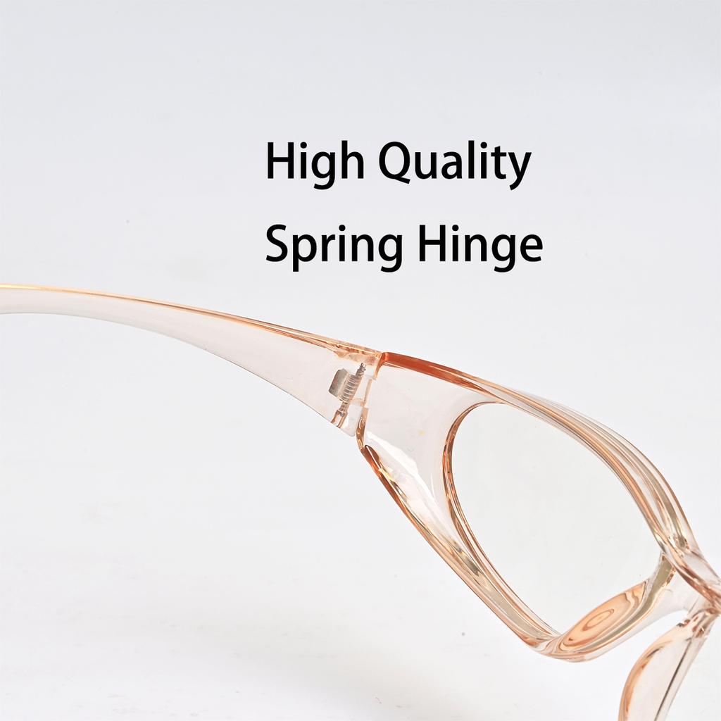 Unisex Large Size Safety Glasses Men's Fog-Proof with Blue Light Blocking Clear Lenses And Side Wing Protection