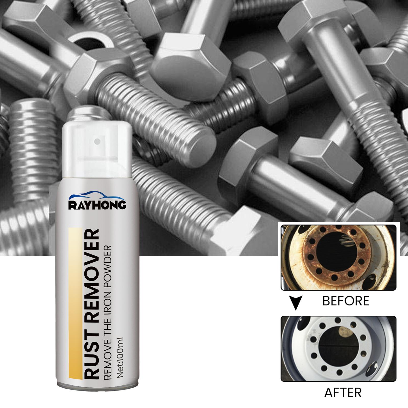 

100g Metal Surfaces Rust Remover Derusting Spray Anti-rust Protection Car Coating Primer Rust Inhibitor Paint Rust Remover Spray 100ml