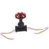 G1/2 Steampunk Style Tee Valve Light Switch with Wires for Industrial Robot Table Lamp Fixture 12V