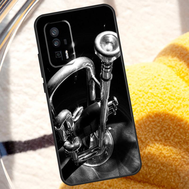 Piccolo Trumpet Brass Instruments Case For Xiaomi 13T 12T 11T 13 Pro 14 Ultra 12 Lite POCO F5 M6 X6 Pro X5 X3 F3 M5s Cover