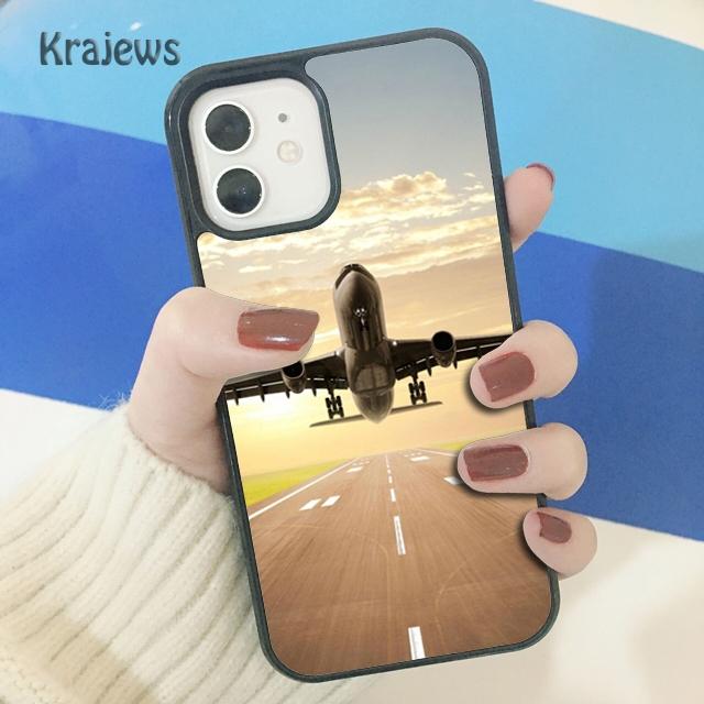

Мягкий чехол для телефона Krajews Aircraft Plane для iPhone 14 5 SE 6s 7 8 plus XR XS 11 12 13 pro max Samsung S21 S22ultra Samsung S22ultra