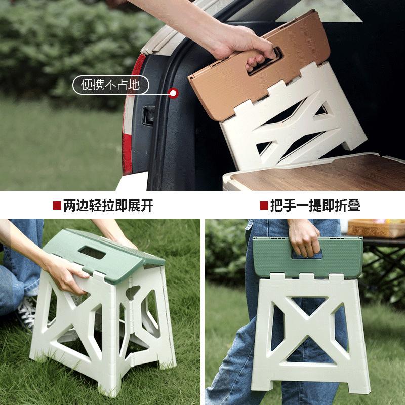 Portable Folding Stool Outdoor Small Stool High Load Bearing Durable Small Chair Fishing Chairs Beach Stool Camping Stool
