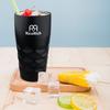 RicoRich Stainless Steel Tumbler with Tritan Vacuum Double Black Lid, Insulated, Walled, 550ml, (RRWB09-BK)
