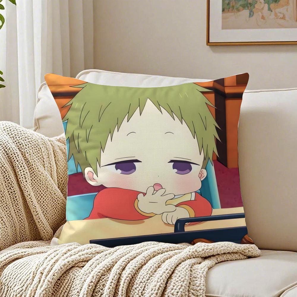 Cute Sweet Character K-Kotaro Cushion Cover Linen Pillowcase Soft For Sofa Bed Home Room Decor