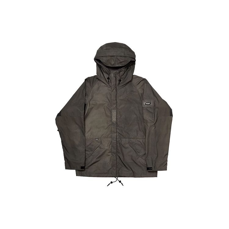 Palace FW19 Back Logo Hooded Deflector Jacket with Reflective Material Unisex Outerwear Black PAL-FW19-006