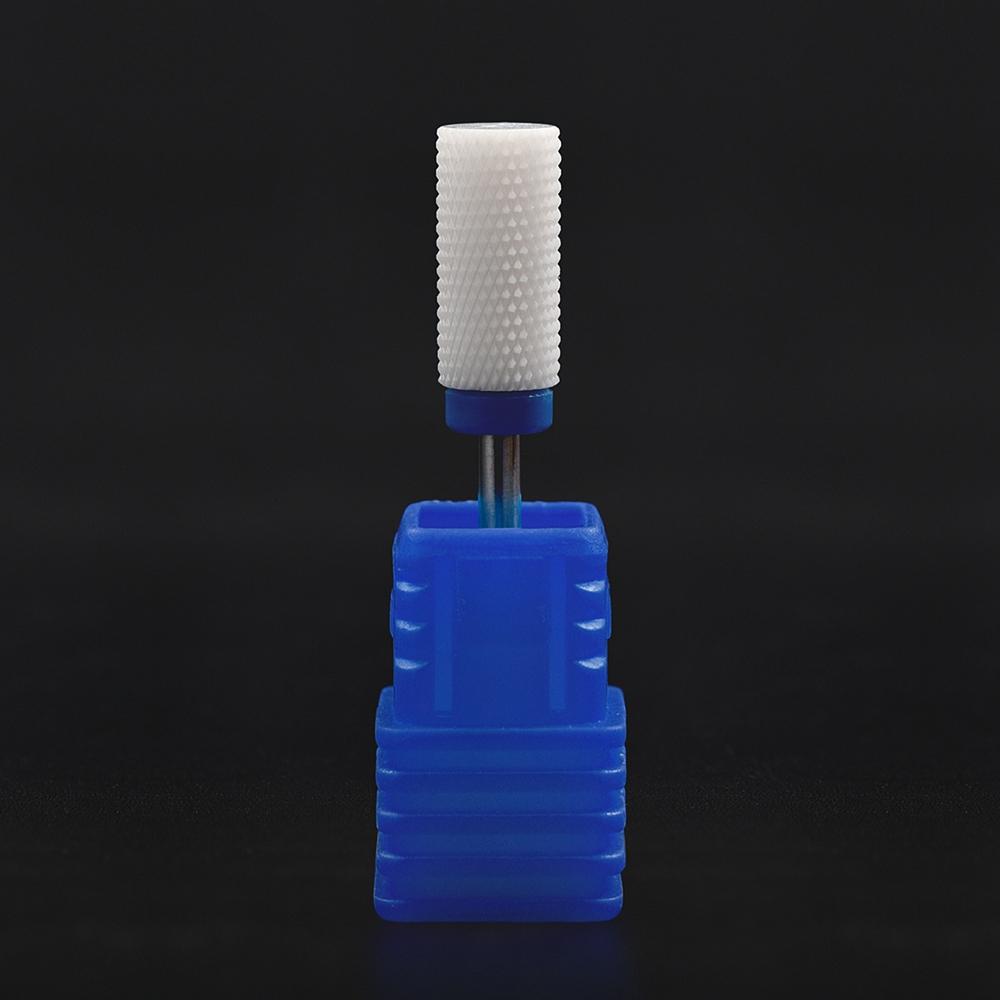 

KADS керамические сверла для ногтей среднего пламени для электрической шлифовальной машины для ногтей, режущие фрезы, фреза для ногтей, педикюрная машинка