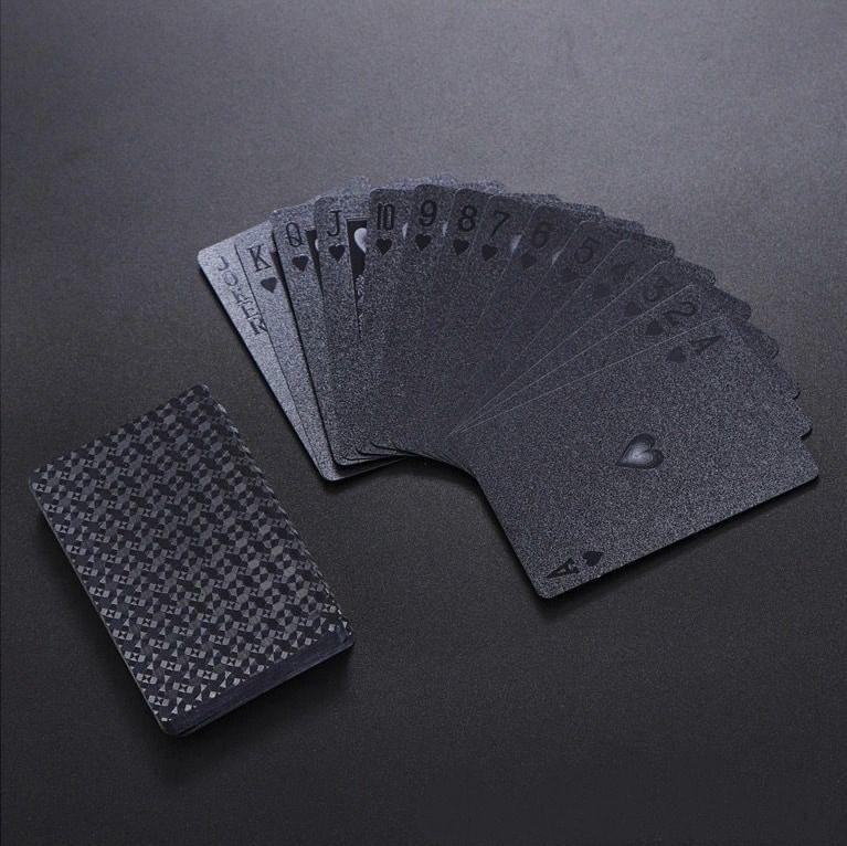 High-Grade Gold Foil Durable PVC Waterproof Poker Cards for Party Games