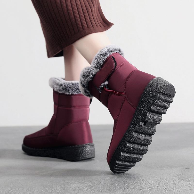 Women's Men Snow Boots Winter Plush Warm Cotton Shoes Fashion Casual High Top Boots Winter Ankle Boots for Women Men Botas Mujer